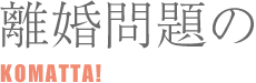 離婚問題の困った